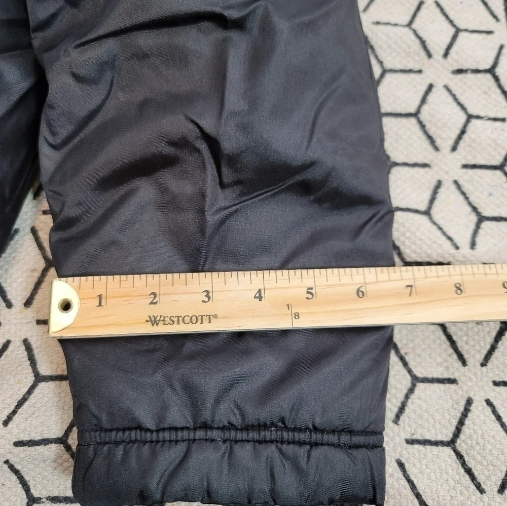 J.CREW QUILT LINED PUFFER COAT IN BLACK, SZ XS
